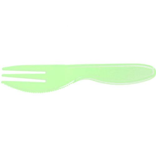 plastic green forks