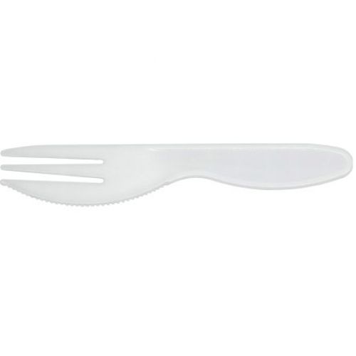 knife and fork in one, serrated fork